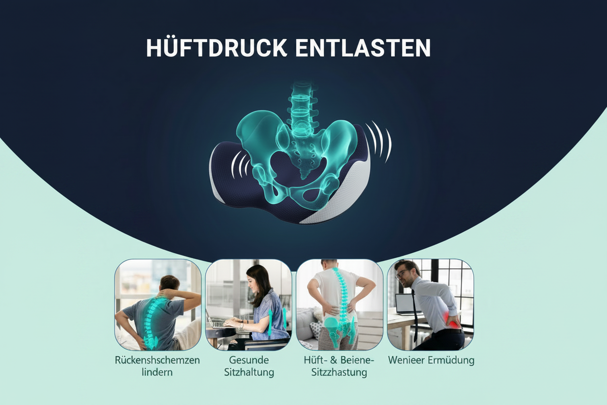 Hüftdruck entlasten – Scharf & Korrigiert