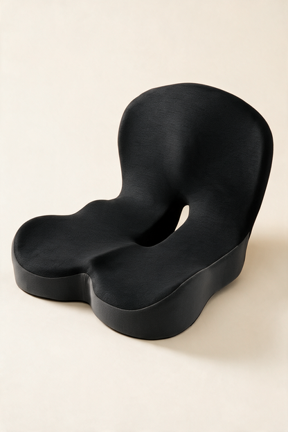 Snoovia Ergonomisches Sitzkissen – Memory Foam mit Steißbein-Entlastung
