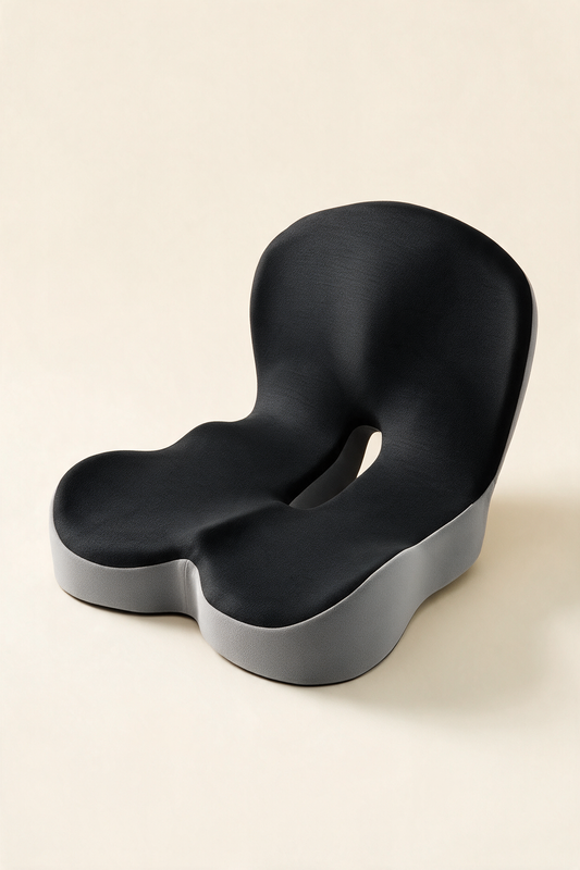 Snoovia Ergonomisches Sitzkissen – Memory Foam mit Steißbein-Entlastung